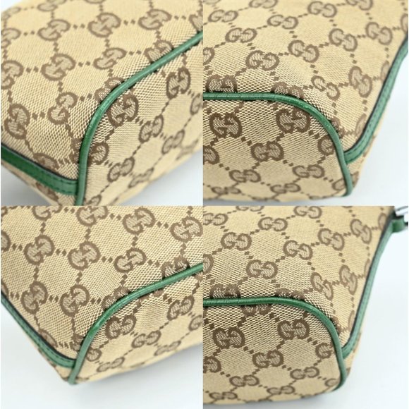 Auth Gucci Hand Bag Brown Canvas #41552G26B - Picture 10 of 12